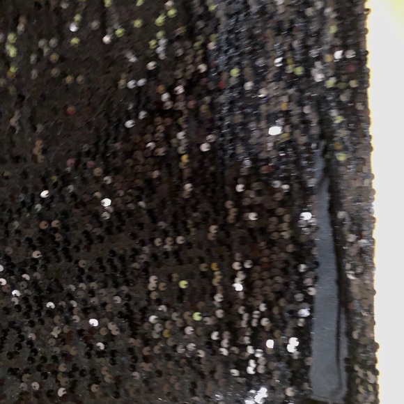 Party BLACK Sequin Skirt - Picture 3 of 4